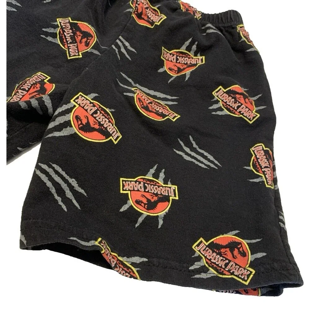 Jurassic Park Boys Youth Pajama Lounge Shorts 10/11 Dinosaur